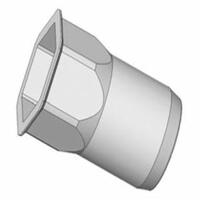 CF-AETHS-M5-3.0ZI AETHS-M5-3.0ZI, Rivetnut Insert, AETHS-M5-3.0ZI (0.51-3.00mm Grip) Semi-Hex Body, Low Profile Head